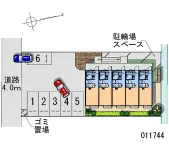 ★手数料０円★福岡市西区生の松原　月極駐車場（LP）